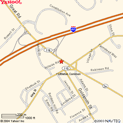 Map of Littleton Common